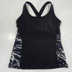Athleta Women's Athletic Racerback Top Built In Bra Size Large
